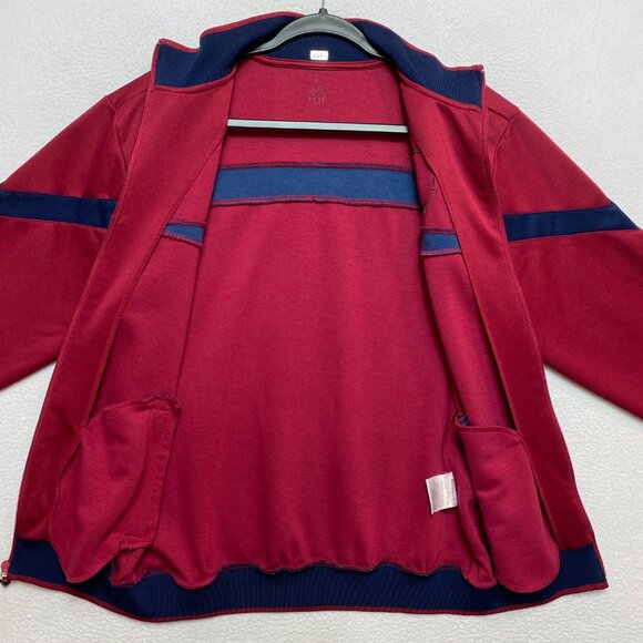 FC Barcelona Jacket Mens S Red Barca Full Zip Knit Soccer - Picture 6 of 13